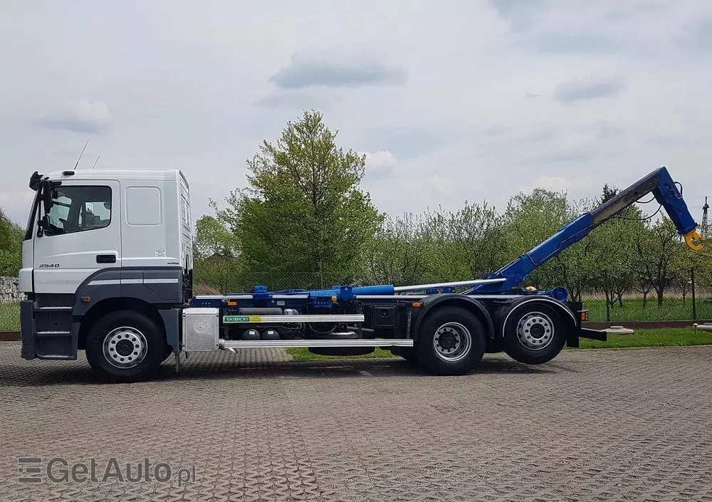 MERCEDES-BENZ AXOR ACTROS 2540 HAKOWIEC 3 OSIE 