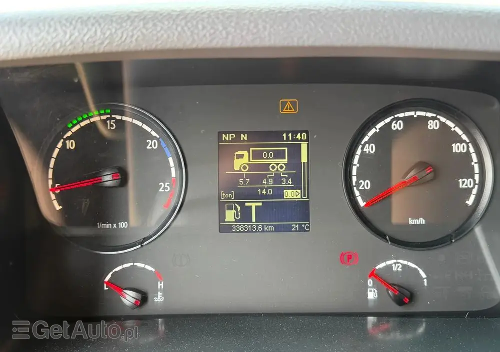 SCANIA Scania P 450 / CHŁODNIA + WINDA / 23 PALETY / EURO6 / OŚ SKRĘTNA / CARRIER/ ASO 