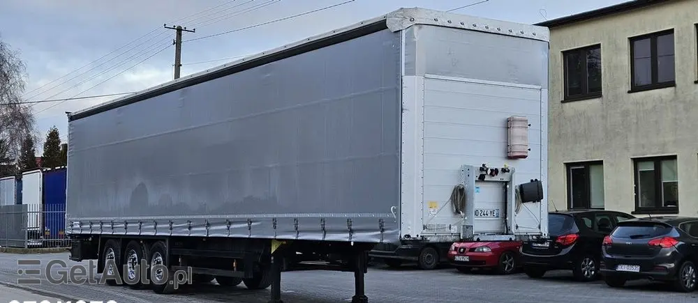 SCHMITZ CARGOBULL FIRANKA / STANDARD / RAMA OCYNK / DWIE OSIE PODNOSZONE 