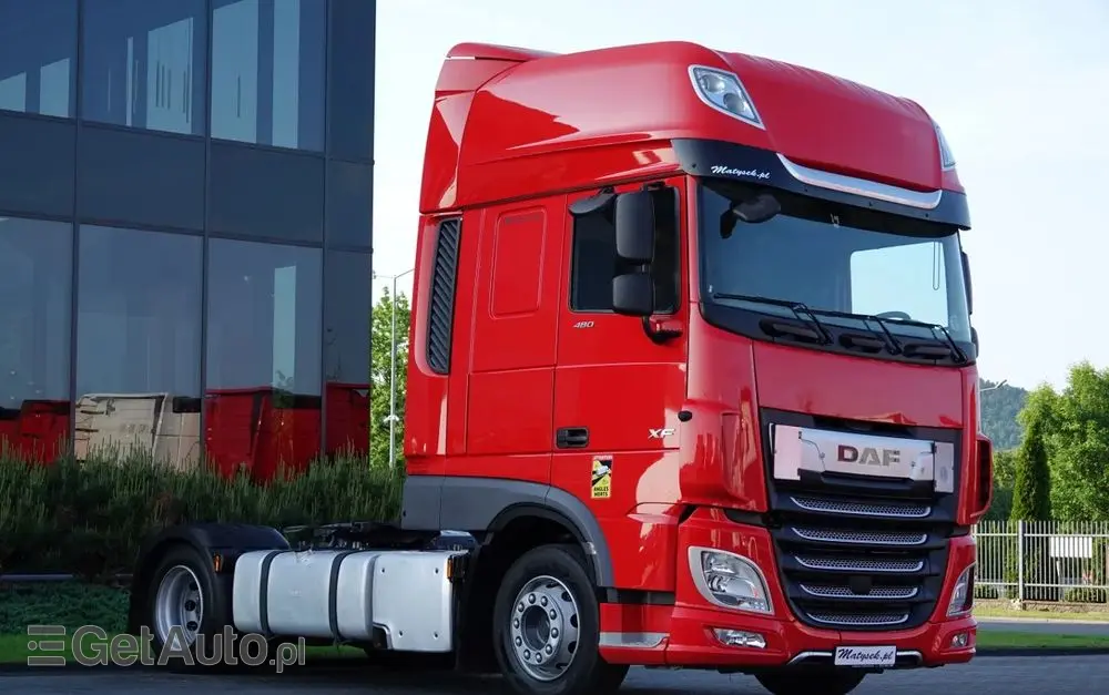 DAF XF 480 / LOW DECK / MEGA / 2021 / SSC / PO ZŁOTYM KONTRAKCIE SERWISOWYM / 