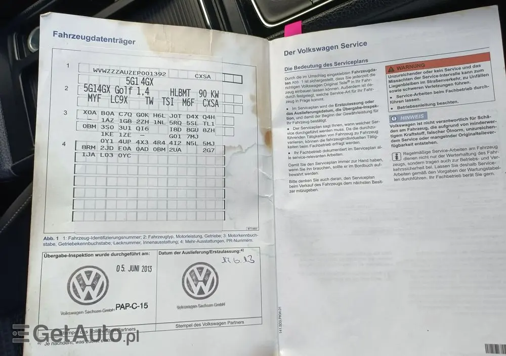 VOLKSWAGEN Golf 1.4 TSI BlueMotion Technology Highline