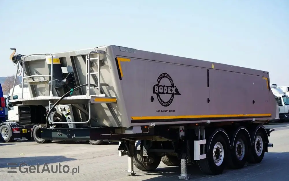 BODEX WYWROTKA 25 m3 / ALUMINIOWA / 2X OŚ PODNOSZONA / 5 300 KG / ALUFELGI / 