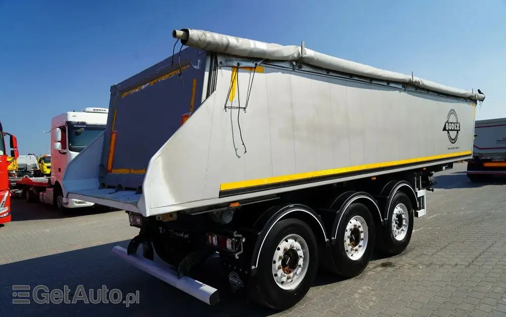 BODEX WYWROTKA 25 m3 / ALUMINIOWA / 2X OŚ PODNOSZONA / 5 300 KG / ALUFELGI / 