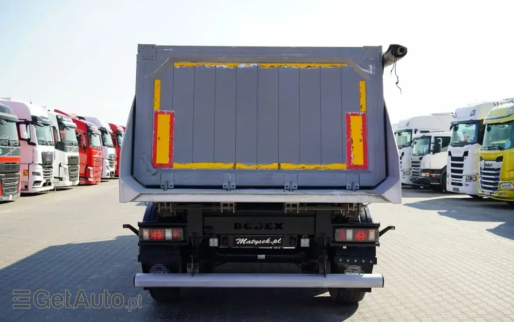 BODEX WYWROTKA 25 m3 / ALUMINIOWA / 2X OŚ PODNOSZONA / 5 300 KG / ALUFELGI / 