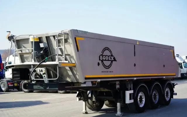BODEX WYWROTKA 25 m3 / ALUMINIOWA / 2X OŚ PODNOSZONA / 5 300 KG / ALUFELGI / 