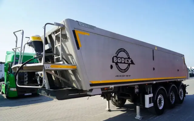BODEX WYWROTKA 25 m3 / ALUMINIOWA / 2X OŚ PODNOSZONA / 5 300 KG / ALUFELGI / 