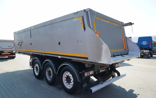 BODEX WYWROTKA 25 m3 / ALUMINIOWA / 2X OŚ PODNOSZONA / 5 300 KG / ALUFELGI / 