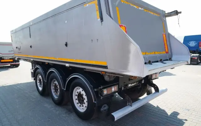 BODEX WYWROTKA 25 m3 / ALUMINIOWA / 2X OŚ PODNOSZONA / 5 300 KG / ALUFELGI / 