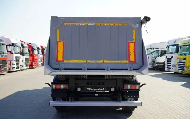 BODEX WYWROTKA 25 m3 / ALUMINIOWA / 2X OŚ PODNOSZONA / 5 300 KG / ALUFELGI / 