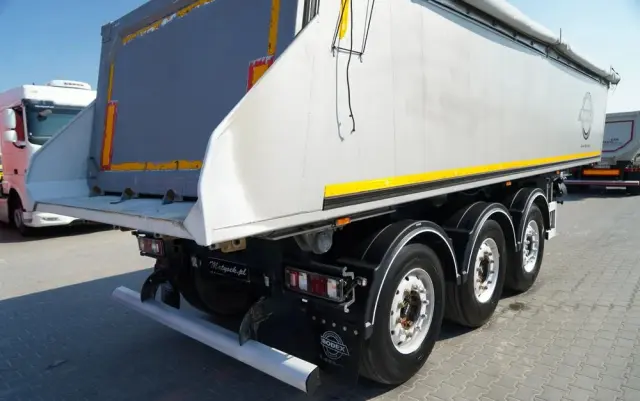 BODEX WYWROTKA 25 m3 / ALUMINIOWA / 2X OŚ PODNOSZONA / 5 300 KG / ALUFELGI / 