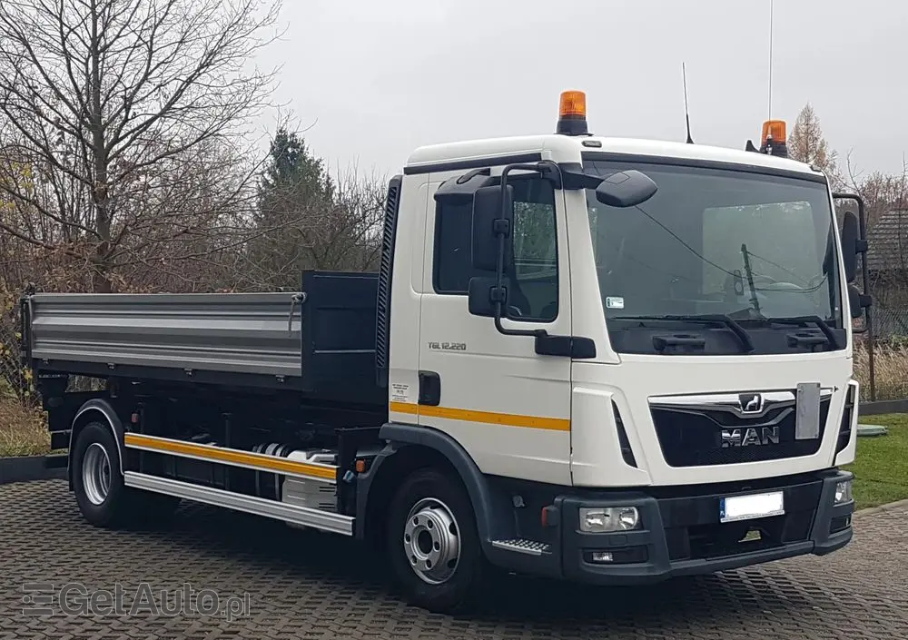 MAN TGL WYWROTKA KIPER HAKOWIEC 12.220 KLIMA 4x2 DO KONTENERÓW 