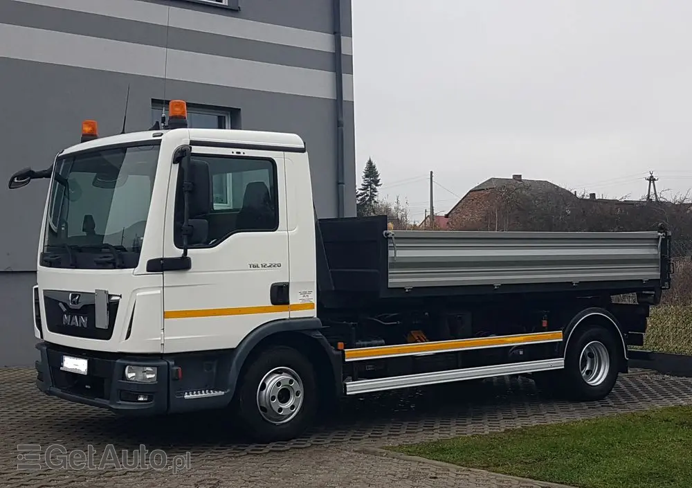 MAN TGL WYWROTKA KIPER HAKOWIEC 12.220 KLIMA 4x2 DO KONTENERÓW 