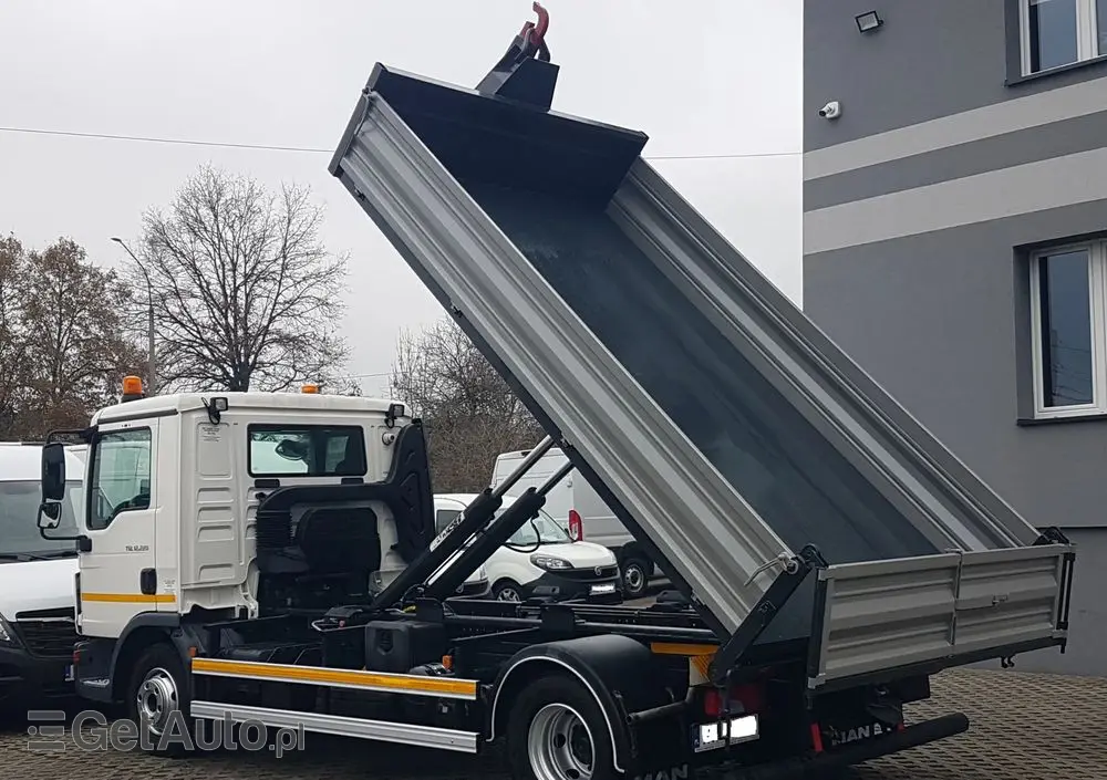 MAN TGL WYWROTKA KIPER HAKOWIEC 12.220 KLIMA 4x2 DO KONTENERÓW 