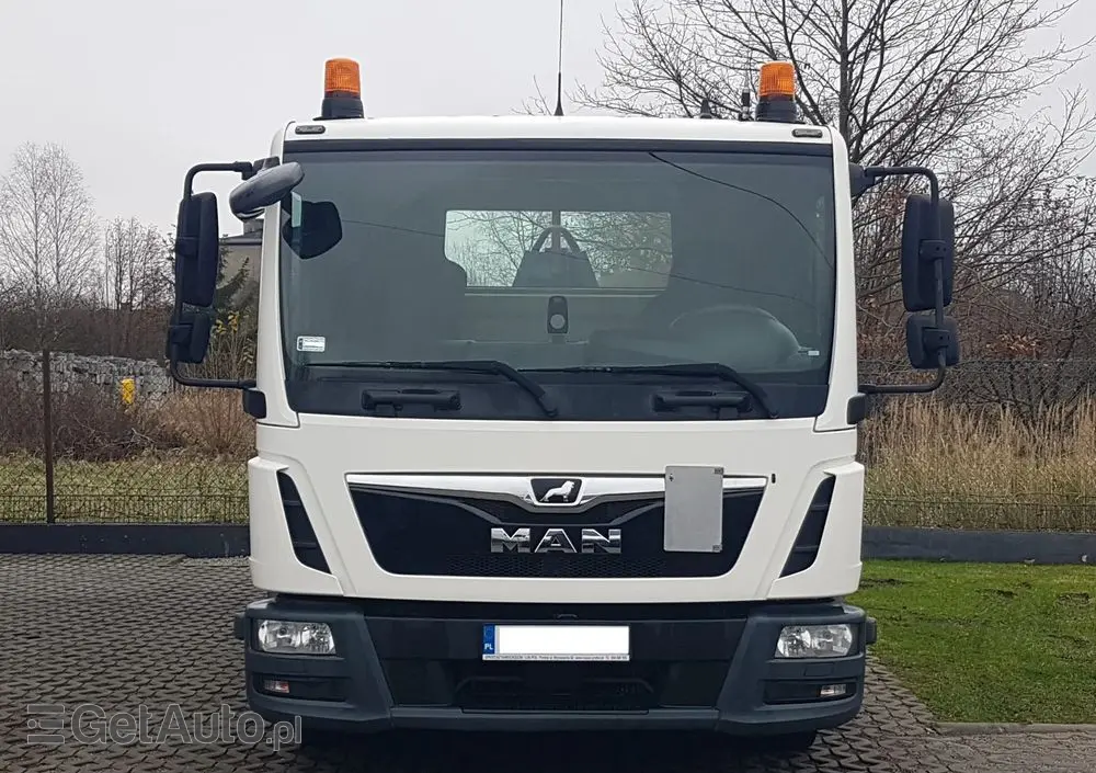 MAN TGL WYWROTKA KIPER HAKOWIEC 12.220 KLIMA 4x2 DO KONTENERÓW 