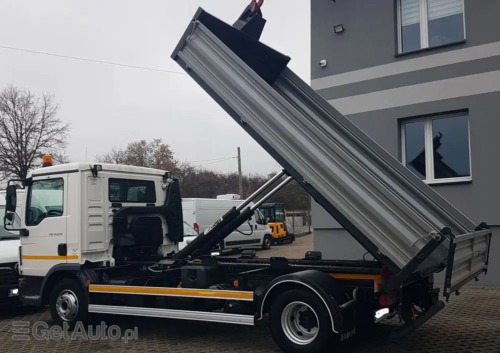 MAN TGL WYWROTKA KIPER HAKOWIEC 12.220 KLIMA 4x2 DO KONTENERÓW 