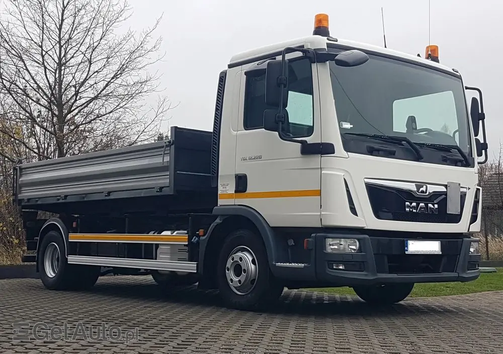 MAN TGL WYWROTKA KIPER HAKOWIEC 12.220 KLIMA 4x2 DO KONTENERÓW 