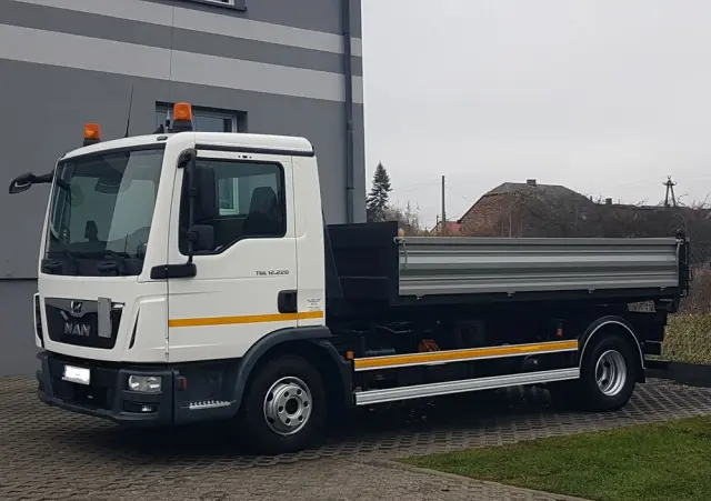 MAN TGL WYWROTKA KIPER HAKOWIEC 12.220 KLIMA 4x2 DO KONTENERÓW 