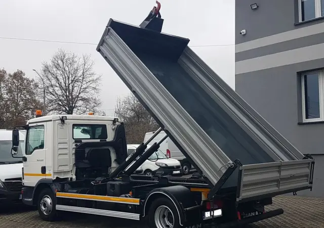 MAN TGL WYWROTKA KIPER HAKOWIEC 12.220 KLIMA 4x2 DO KONTENERÓW 