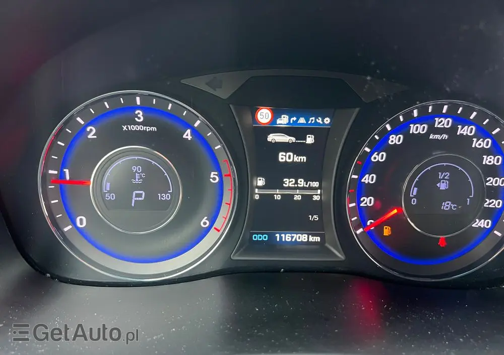 HYUNDAI I40 Kombi blue 1.6 CRDi DCT Space Plus