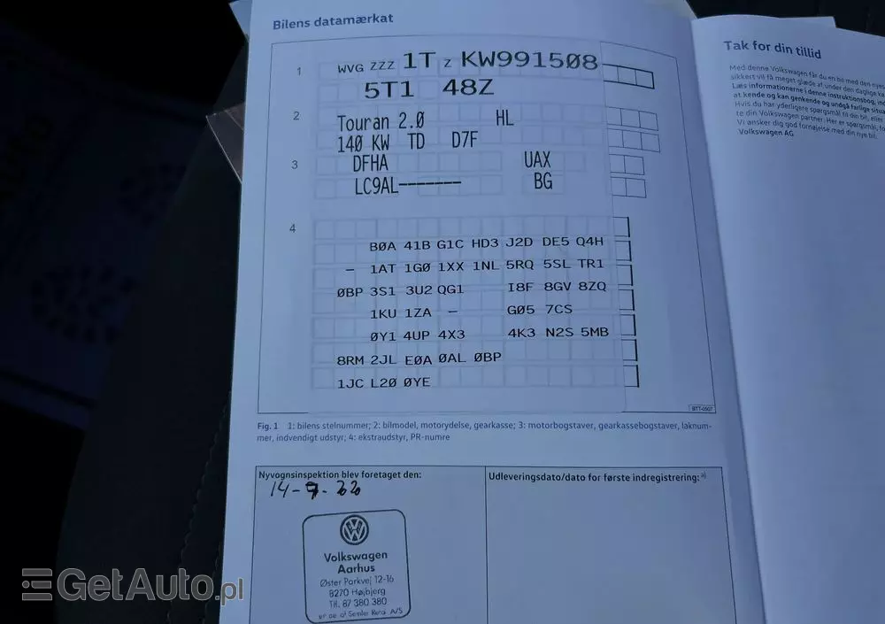 VOLKSWAGEN Touran 2.0 TDI BMT Highline DSG