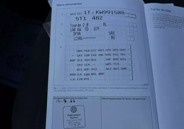 VOLKSWAGEN Touran 2.0 TDI BMT Highline DSG