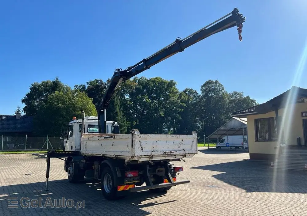 MAN 18.240 TGM wywrotka 3-str. MEILLER, z HDS HIAB 099, manual 