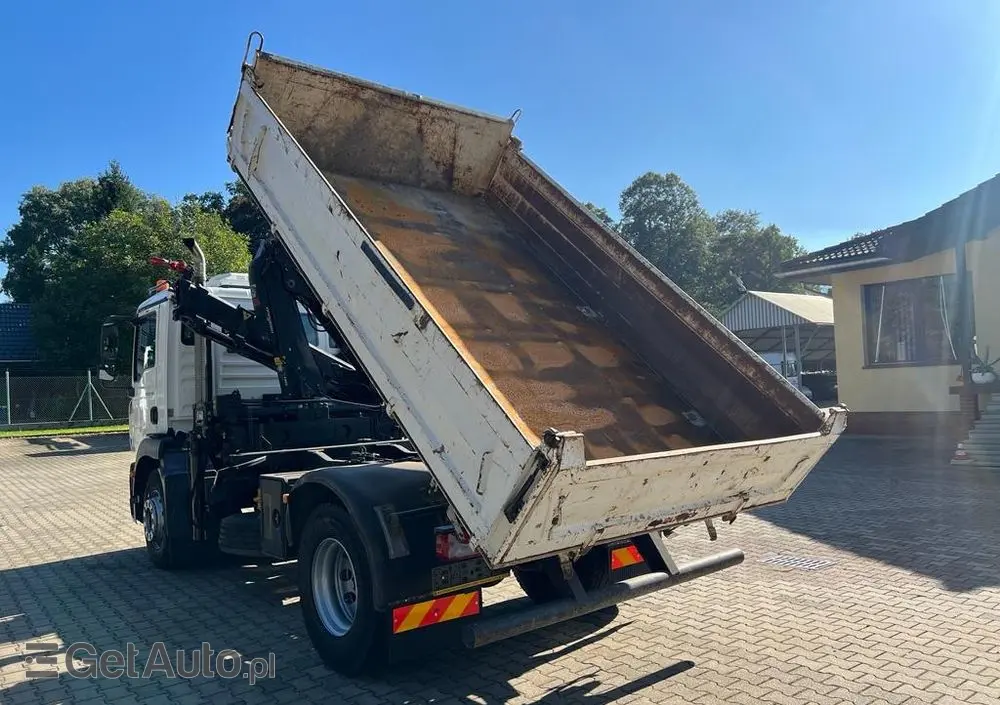 MAN 18.240 TGM wywrotka 3-str. MEILLER, z HDS HIAB 099, manual 