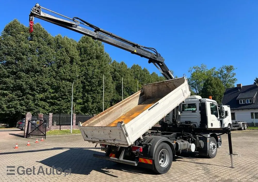 MAN 18.240 TGM wywrotka 3-str. MEILLER, z HDS HIAB 099, manual 
