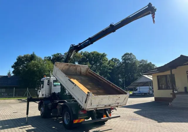 MAN 18.240 TGM wywrotka 3-str. MEILLER, z HDS HIAB 099, manual 