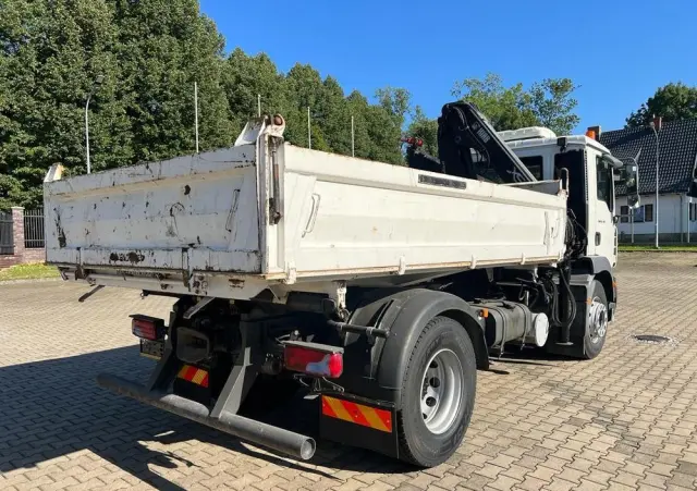 MAN 18.240 TGM wywrotka 3-str. MEILLER, z HDS HIAB 099, manual 