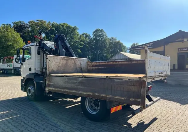 MAN 18.240 TGM wywrotka 3-str. MEILLER, z HDS HIAB 099, manual 