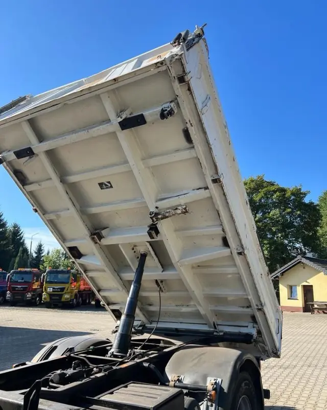 MAN 18.240 TGM wywrotka 3-str. MEILLER, z HDS HIAB 099, manual 