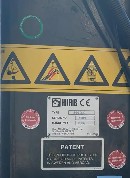 MAN 18.240 TGM wywrotka 3-str. MEILLER, z HDS HIAB 099, manual 