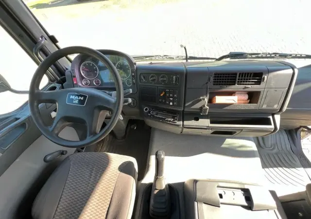 MAN 18.240 TGM wywrotka 3-str. MEILLER, z HDS HIAB 099, manual 