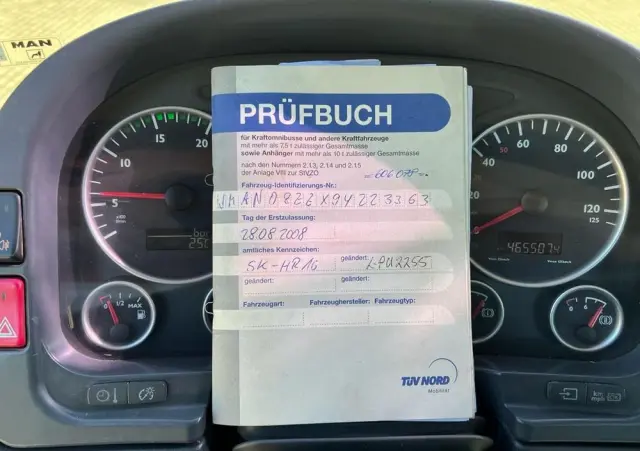 MAN 18.240 TGM wywrotka 3-str. MEILLER, z HDS HIAB 099, manual 