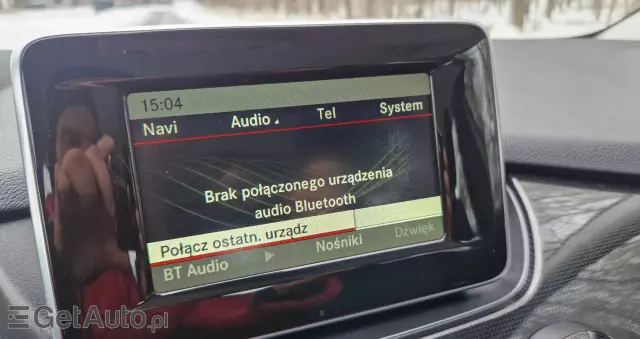 MERCEDES-BENZ Klasa B 180 CDI 7G-DCT