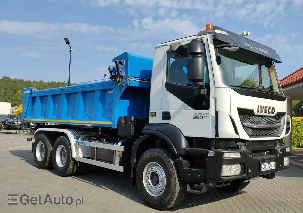 IVECO Trakker 360 EEV Manual 6x4 Wywrot 3-stronny Hydroburta Bok i Tył 