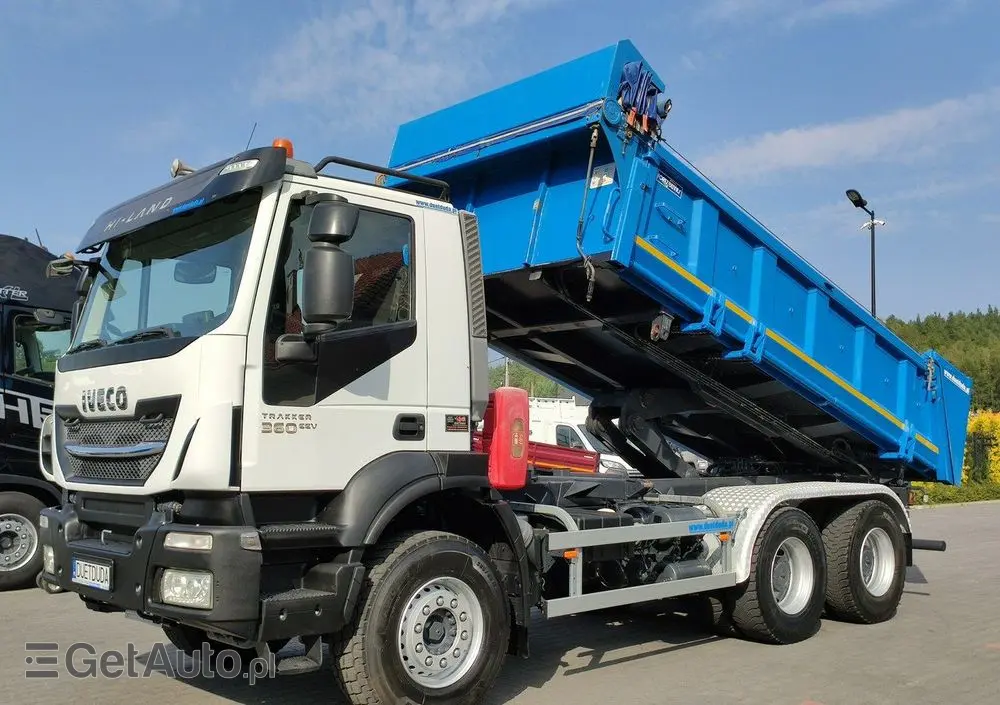IVECO Trakker 360 EEV Manual 6x4 Wywrot 3-stronny Hydroburta Bok i Tył 