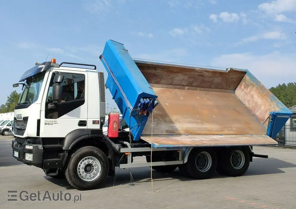 IVECO Trakker 360 EEV Manual 6x4 Wywrot 3-stronny Hydroburta Bok i Tył 