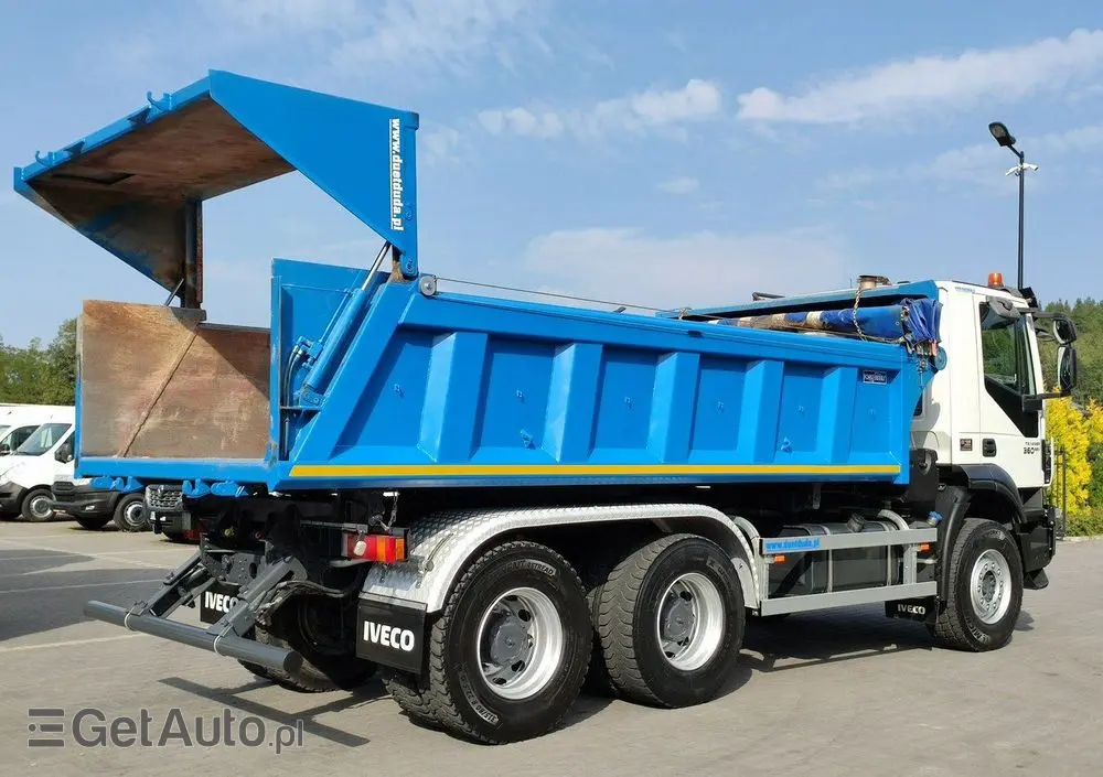 IVECO Trakker 360 EEV Manual 6x4 Wywrot 3-stronny Hydroburta Bok i Tył 