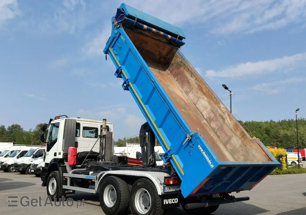 IVECO Trakker 360 EEV Manual 6x4 Wywrot 3-stronny Hydroburta Bok i Tył 