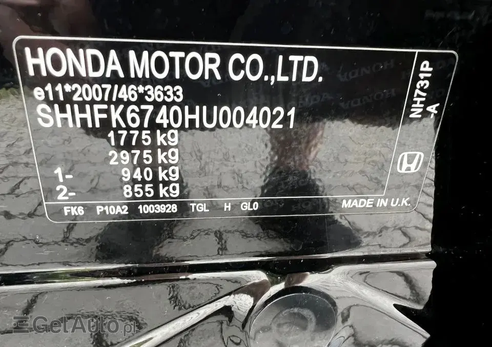 HONDA Civic 1.0 i-VTEC Turbo Executive