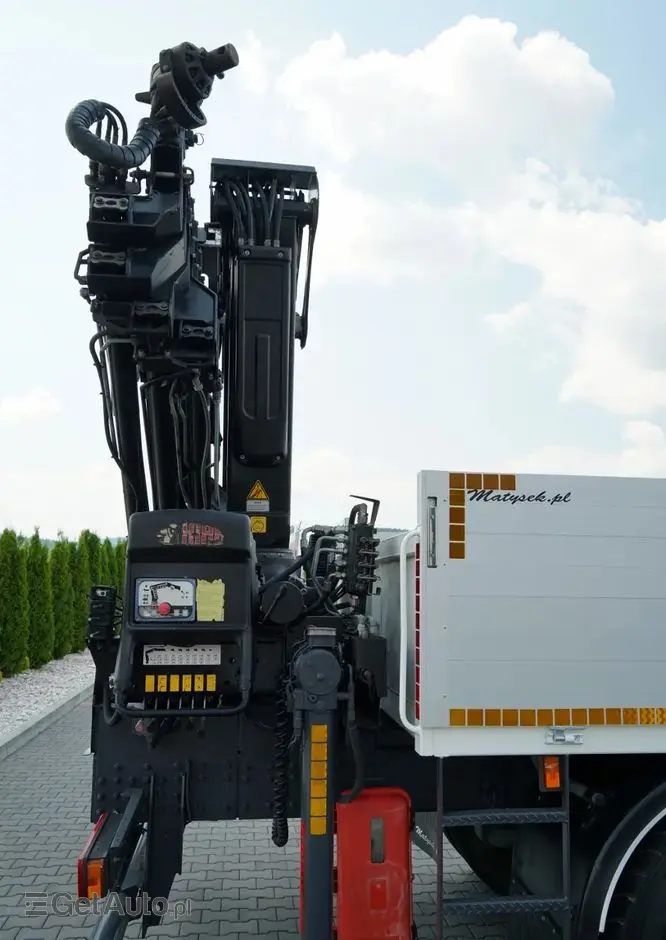 SCANIA P360 / 6X4 / SKRZYNIOWY 4.85 + HDS HIAB 211 E-6 HIDUO / UDŹWIG 7100KG / MAX WYSÓW 16.5 M / STEROWANIE RADIOWE 