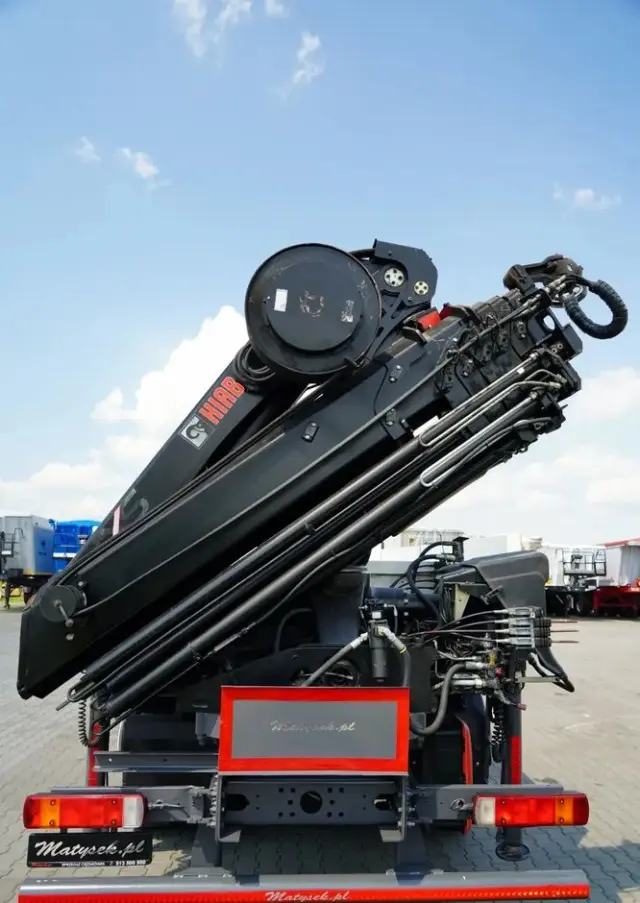 SCANIA P360 / 6X4 / SKRZYNIOWY 4.85 + HDS HIAB 211 E-6 HIDUO / UDŹWIG 7100KG / MAX WYSÓW 16.5 M / STEROWANIE RADIOWE 