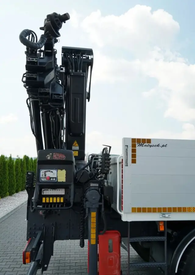 SCANIA P360 / 6X4 / SKRZYNIOWY 4.85 + HDS HIAB 211 E-6 HIDUO / UDŹWIG 7100KG / MAX WYSÓW 16.5 M / STEROWANIE RADIOWE 