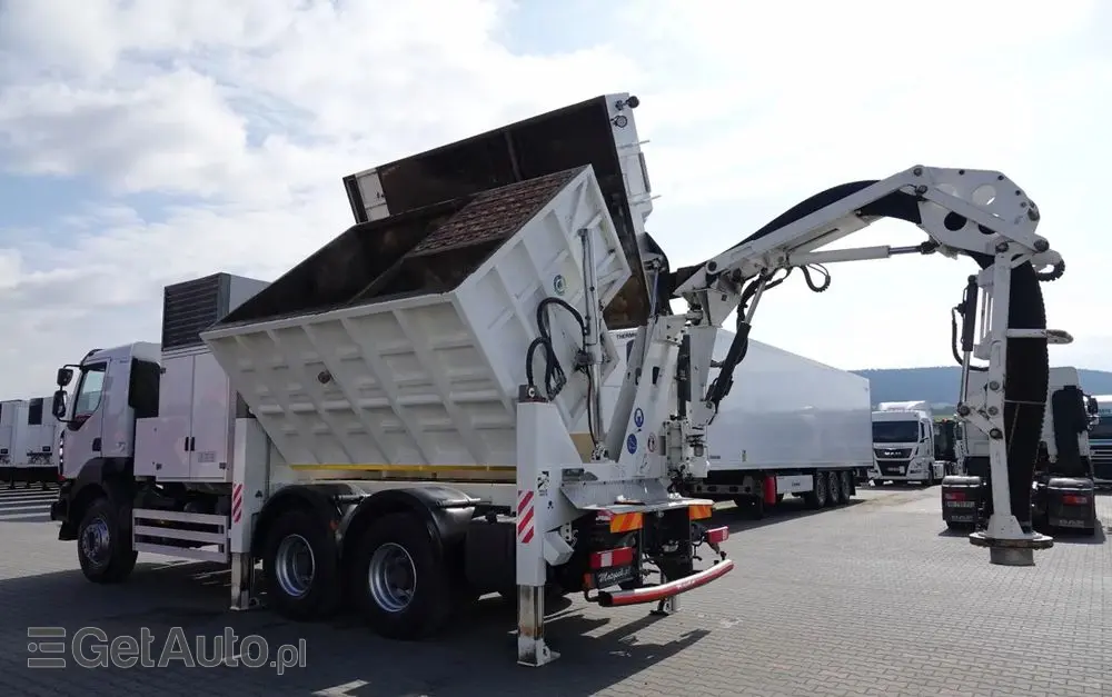 RENAULT KERAX 450 / 6x4 / KOPARKA SSAĄCA / MTS SAUGBAGGER 3A11T /ASENIZACYJNY / ŁADOWARKA PRÓŻNIOWA / WUKO / MŁOT / STEROWANIE RADIOWE 