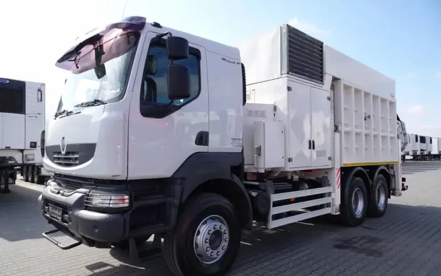 RENAULT KERAX 450 / 6x4 / KOPARKA SSAĄCA / MTS SAUGBAGGER 3A11T /ASENIZACYJNY / ŁADOWARKA PRÓŻNIOWA / WUKO / MŁOT / STEROWANIE RADIOWE 