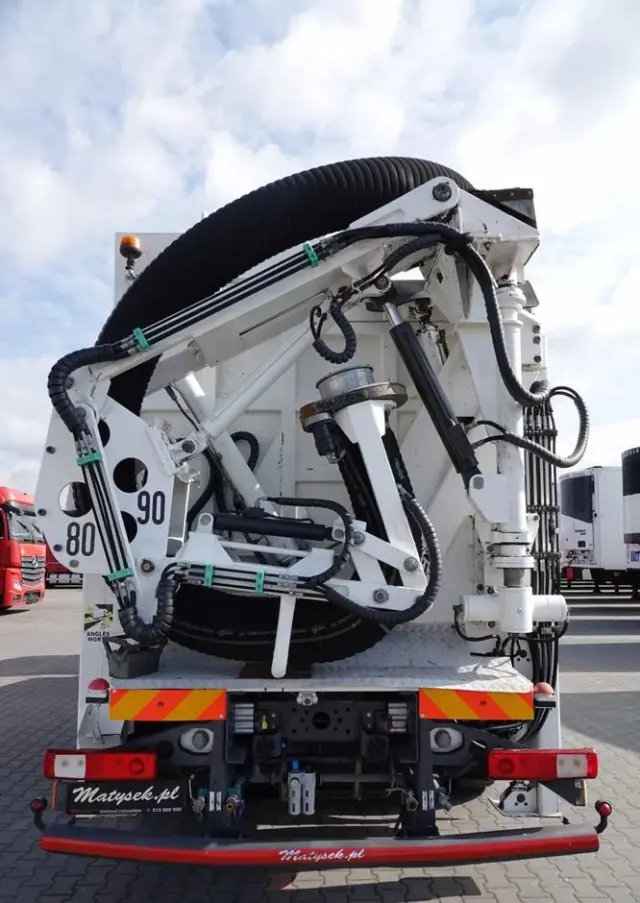 RENAULT KERAX 450 / 6x4 / KOPARKA SSAĄCA / MTS SAUGBAGGER 3A11T /ASENIZACYJNY / ŁADOWARKA PRÓŻNIOWA / WUKO / MŁOT / STEROWANIE RADIOWE 