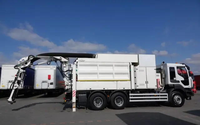 RENAULT KERAX 450 / 6x4 / KOPARKA SSAĄCA / MTS SAUGBAGGER 3A11T /ASENIZACYJNY / ŁADOWARKA PRÓŻNIOWA / WUKO / MŁOT / STEROWANIE RADIOWE 