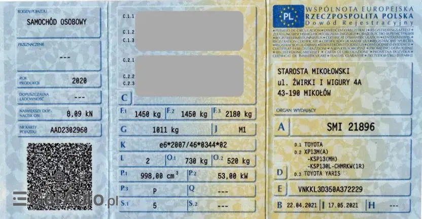 TOYOTA Yaris 1.0 Life